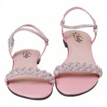 Women Flat Sandals - Màu hồng gỉ - Xem 3