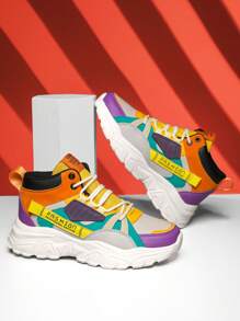 Women's Fashion Lace-Up Breathable Running Shoes For Casual Wear All Seasons