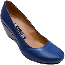 Heeled Shoes For Women Smooth Leather Type 6cm Soft, Versatile And Durable Sophisticated - 藏蓝色 - 查看 4