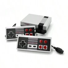 Mini Consola De 620 Juegos retro TV de 8 bits para recordar tu infancia Consola de juegos retro clásica, salida AV, sistema de videojuegos NES de 8 bits, 620 juegos integrados con 2 controladores clásicos El - Blanco - Ver 5