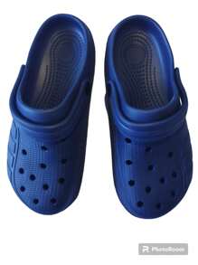 Basic Clog Style Clog Sandals. Women's Strap Sandals - Royal Blue - View 3