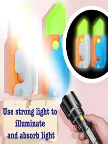 1入3d可愛磁力萝卜刀,時尚減壓玩具 - 彩色 - 查看 5