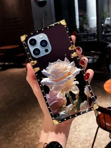 1 chiếc ốp lưng điện thoại hình chữ nhật chống sốc họa tiết giọt nước hoa 2D, tương thích với iPhone 17 Pro Max, 15 Pro Max, 16, 16 Plus, 16 Pro, 16 Pro Max, 7P, 8 Plus, XR, XS Max, 11, 11 Pro, 11 Pro Max, 12, 12 Pro, 12 Pro Max, 13, 13 Pro, 13 Pro Max, 14, 14 Pro, 14 Plus, phiên bản quốc tế, không phải phiên bản nội địa. - màu đen - Xem 6