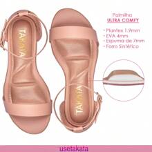 Takata Women Heeled Sandals - 米色 - 查看 4