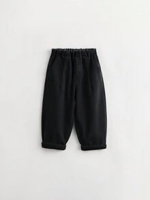 年轻女孩休闲时尚保暖牛仔裤 冬季胡萝卜裤