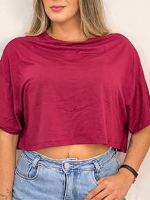 Women T-Shirts - 紫色 - 查看 1