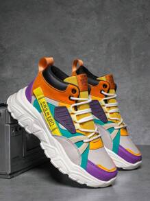 Women's Fashion Lace-Up Breathable Running Shoes For Casual Wear All Seasons
