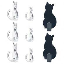 14 Pcs Dark Grey Cat Tail  Hangers Set - Dark Grey - View 1