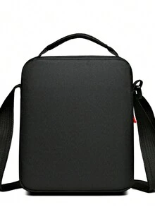 韓版休閒大容量多層防水斜跨包牛津布包男女公務收藏錢包斜揹包單肩包側背包方形包,適合度假旅行必備的學生校園背包,男朋友男性禮物的夏季禮物 - 黑色 - 查看 4