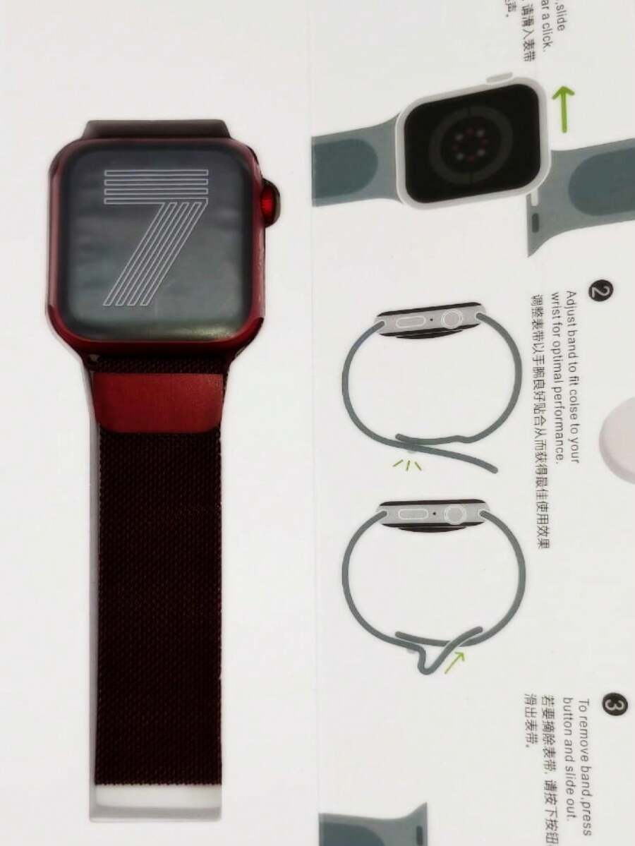 RELOG INTELIGENTE AT7 PRO MAX - Rojo - Ver 1