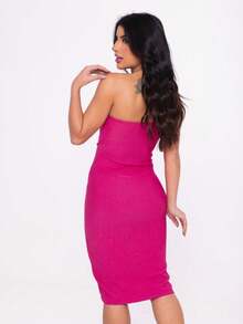 Women Dresses - Màu Hồng Tươi - Xem 2