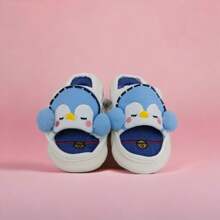 PANTUFLAS PARA MUJER - Azul y blanco - Ver 1