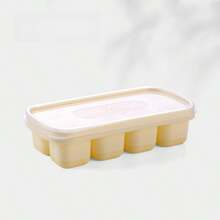 1入組簡單家用帶蓋硅膠製冰格,底部柔軟,易於取出,可用作水果容器 - 彩色 - 查看 7