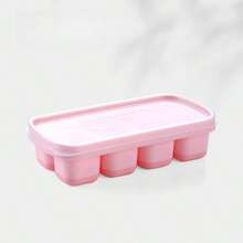 1入組簡單家用帶蓋硅膠製冰格,底部柔軟,易於取出,可用作水果容器 - 彩色 - 查看 8