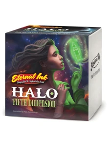 Eternal Ink Halo Fifth Dimension Tattoo Ink Kit Set With 12 Pieces 1oz Tattoo Ink - Multicolor - View 4