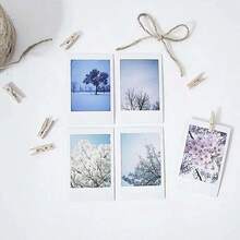 Photo Clips Twine Wooden Clips Photo Clips Creative Colorful Small Wooden Clips Decorative Photo Wall Clips - Yellow - View 3