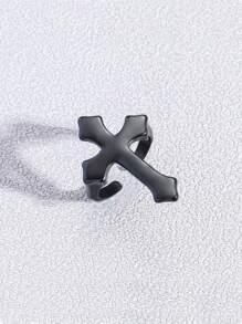 Hombres Anillo decoración cruzada punk estilo hip pop - Multicolor - Ver 3