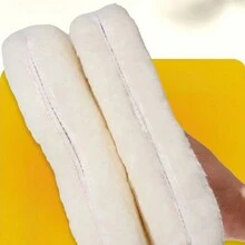 Soft And Warm Winter Insoles For Both Men And Women, Thick And Fleecy Insoles For Extreme Cold, Suitable For Winter And Breathable - White - View 2