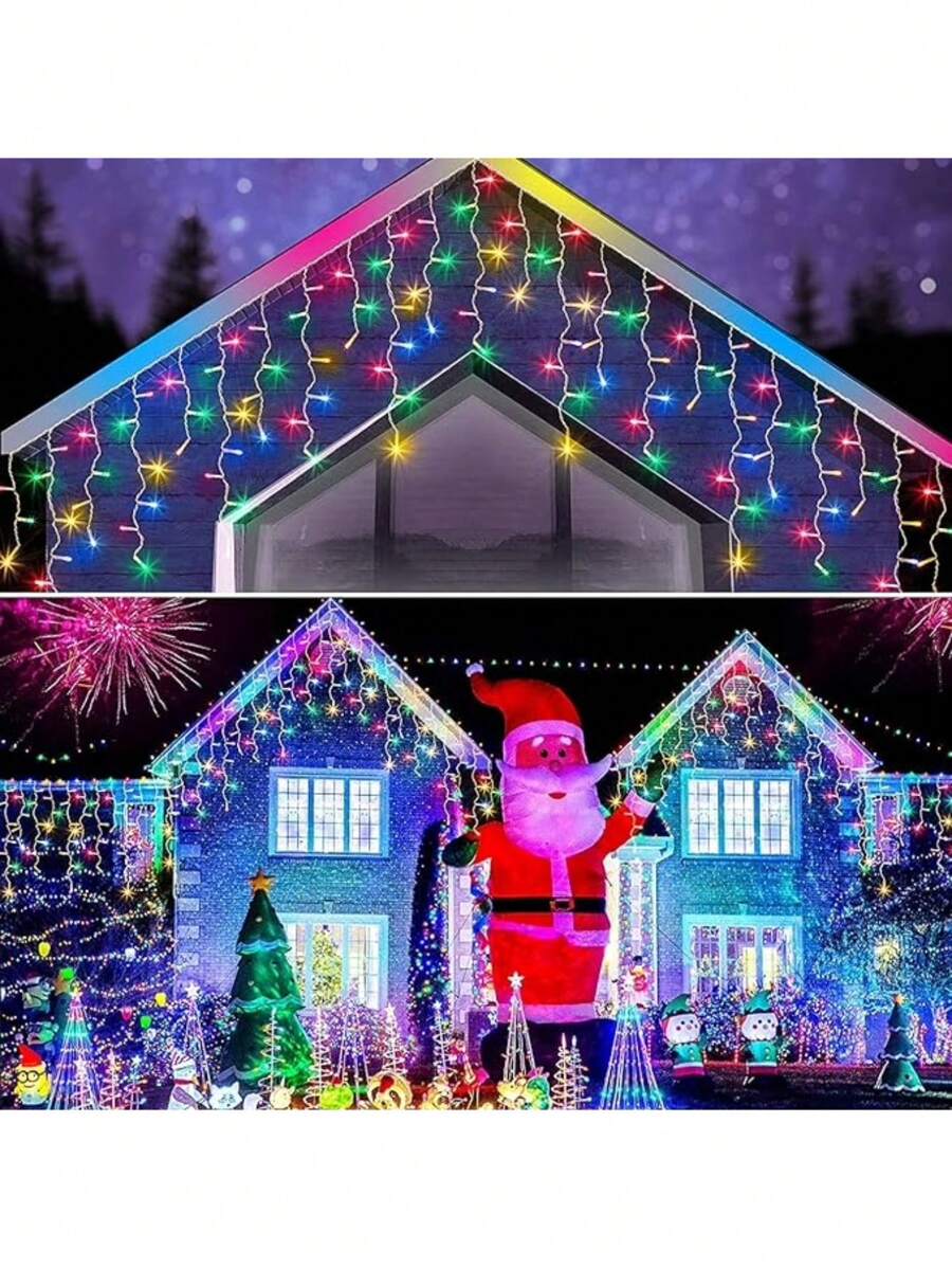 Christmas Series Magica Waterfalls 100 Led Lights 4 Meters Long. With Gearbox