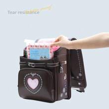 Kids' Raincoat/Rain Poncho Cartoon Girls' Long Polka Dot Eva Hooded Non-Disposable School Transparent & Stylish Camping Stuff