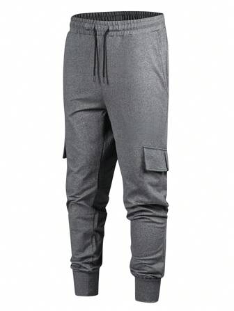 男士工裝針織長褲,時尚休閒男士長褲