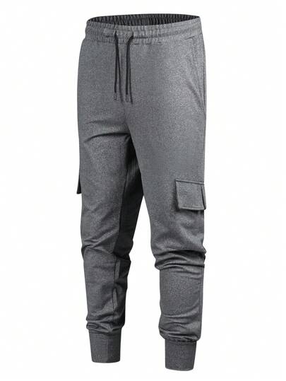 Gestrickte Männer Arbeitskleidung Hose, Lange Freizeithose Für Männer