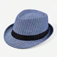 LACE MONDE 男士費多拉帽,韓國風格英式紳士帽,復古爵士帽,2023年新款夏季休閒遮陽帽