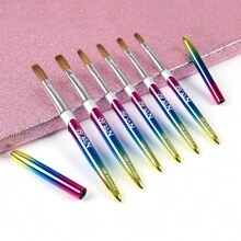 Acryl Nagelbürste 3d Reine Handgefertigte Nagelbürsten Für Acryl Anwendung Professionelle Nagelkunstbürste Nageldetailierungsbürste, Schminkpinsel