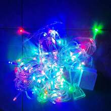 10m 100 Cadena de luces LED con en forma estrella adorno para Decoración - Multicolor - Ver 1