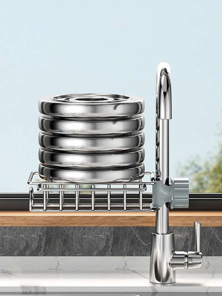 Organizer estraibile per cassetti a 2 ripiani, in acciaio inox 304, con