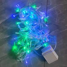 10m 100 Cadena de luces LED con en forma estrella adorno para Decoración - Multicolor - Ver 2