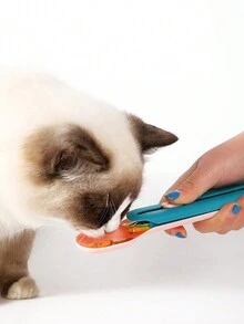 1pc Random Color Cat Treat Feeder Dispenser - Multicolor - View 5