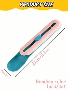 1pc Random Color Cat Treat Feeder Dispenser - Multicolor - View 4