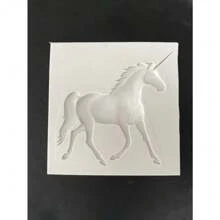Horse Unicorn Silicone Mold Fondant Mold Cake Decorating Tools Chocolate Gumpaste Moulds Kitchen Baking Tools - Grey - View 3