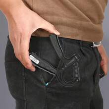 5-60KG Hand Gripper Adjustable Finger Heavy Exerciser Strength for Arm Wrist Muscle Strength Training Expander - Black - View 10