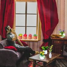 4pcs/Set Dollhouse Plant, Miniature Bonsai Plant, Mini Potted Plant, Flower Model, Small Fake Green Decorative Toy House, Furniture, Simulative Potted Plant Artificial Plants,Dollhouse Plants,Model Making,Miniature Things,Miniature Toys,Small Toys,Miniature>Dollhouse,Dolls House Plants,Mini>Toys,Mini Dolls,Tiny Things,Dollhouse Plants - Multicolor - View 8