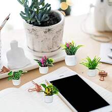 4pcs/Set Dollhouse Plant, Miniature Bonsai Plant, Mini Potted Plant, Flower Model, Small Fake Green Decorative Toy House, Furniture, Simulative Potted Plant Artificial Plants,Dollhouse Plants,Model Making,Miniature Things,Miniature Toys,Small Toys,Miniature>Dollhouse,Dolls House Plants,Mini>Toys,Mini Dolls,Tiny Things,Dollhouse Plants - Multicolor - View 6