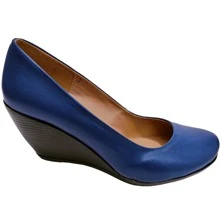 Heeled Shoes For Women Smooth Leather Type 6cm Soft, Versatile And Durable Sophisticated - 藏蓝色 - 查看 5