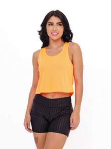 Women Sports Tees & Tanks - 橘色 - 查看 4