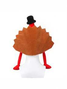 1pc,T Thanksgiving Turkey Hat - Multicolor - View 9