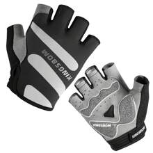 矽膠減震,透氣,耐磨,吸汗運動手套適用於騎行,健身