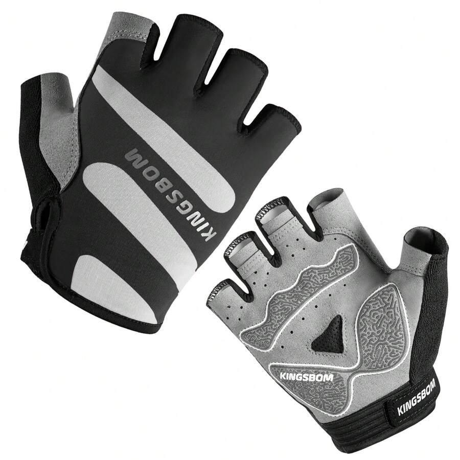 矽膠減震,透氣,耐磨,吸汗運動手套適用於騎行,健身