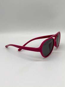 Kids Fashion Glasses - 酒紅色 - 查看 3