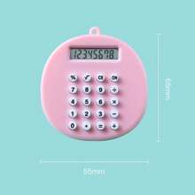 Multifunctional 8-digit Electronic Calculator. Small And Cute Circular Maze Calculator. Convenient Maze Calculator. - Green - View 4