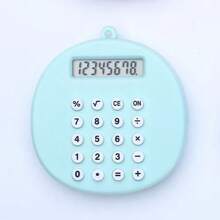 Multifunctional 8-digit Electronic Calculator. Small And Cute Circular Maze Calculator. Convenient Maze Calculator. - Green - View 2