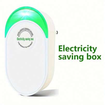 1 piece of energy-saving box - household energy saving, electricity saving treasure, efficient and intelligent voltage stabilization. Reduce your electricity bill, suitable for home and office use.