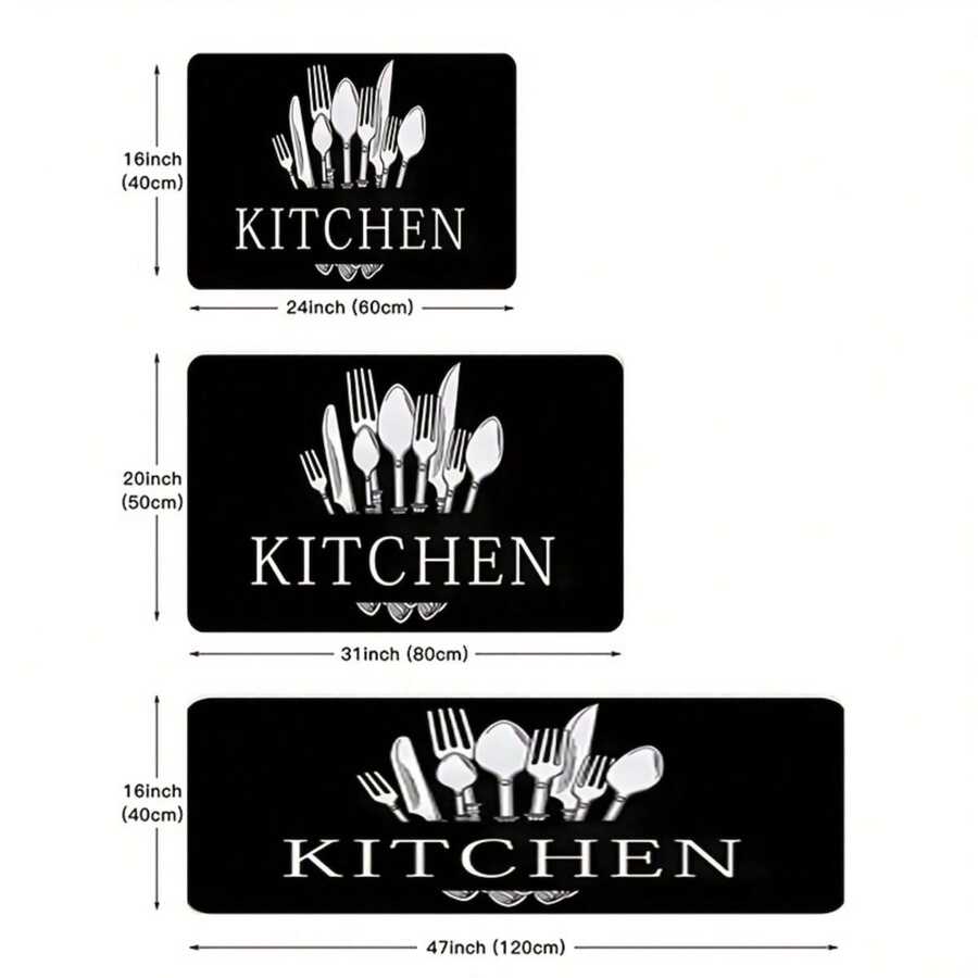 1pc Foldable Rectangle Kitchen Mat SHEIN USA