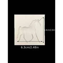 Horse Unicorn Silicone Mold Fondant Mold Cake Decorating Tools Chocolate Gumpaste Moulds Kitchen Baking Tools - Grey - View 2