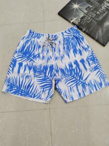 Men Shorts - 淺藍色 - 查看 1