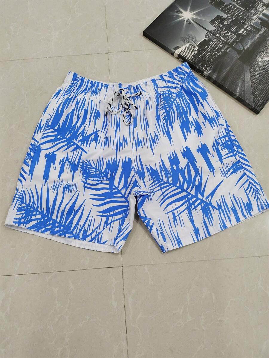 Men Shorts - 淺藍色 - 查看 1